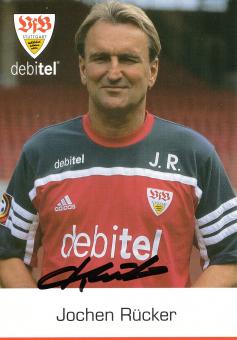Jochen Rücker  2000/2001 VFB Stuttgart Fußball Autogrammkarte original signiert 