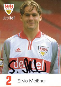 Silvio Meißner  2000/2001 VFB Stuttgart Fußball Autogrammkarte original signiert 