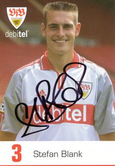 Stefan Blank  2000/2001 VFB Stuttgart Fußball Autogrammkarte original signiert 