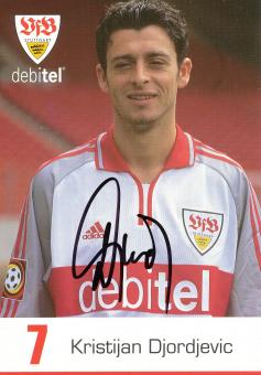 Kristijan Djordjevic  2000/2001 VFB Stuttgart Fußball Autogrammkarte original signiert 