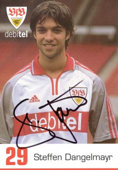 Steffen Dangelmayr  2000/2001 VFB Stuttgart Fußball Autogrammkarte original signiert 