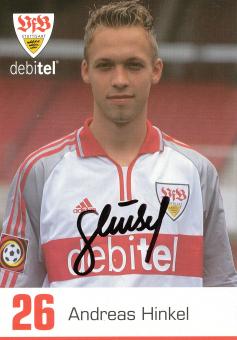 Andreas Hinkel  2000/2001 VFB Stuttgart Fußball Autogrammkarte original signiert 