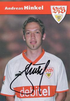 Andreas Hinkel  2003/2004 VFB Stuttgart Fußball Autogrammkarte original signiert 