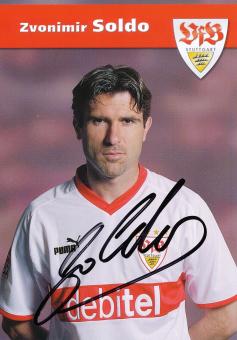 Zvonimir Soldo  2003/2004 VFB Stuttgart Fußball Autogrammkarte original signiert 