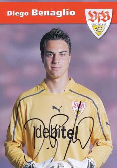 Diego Benaglio  2003/2004 VFB Stuttgart Fußball Autogrammkarte original signiert 