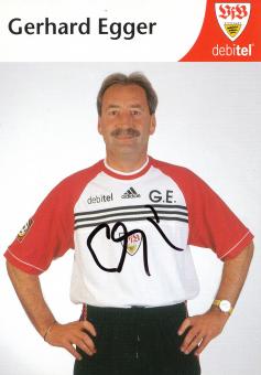 Gerhard Egger   1999/2000 VFB Stuttgart Fußball Autogrammkarte orig 