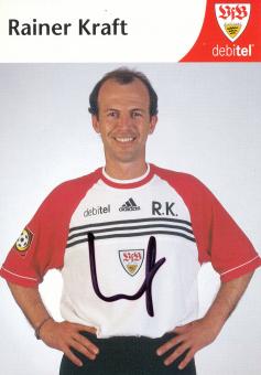 Rainer Kraft  1999/2000 VFB Stuttgart Fußball Autogrammkarte orig 