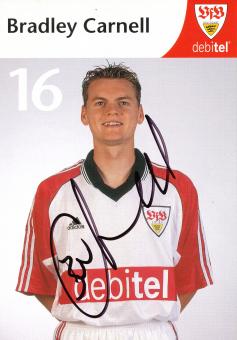 Bradley Carnell  1999/2000 VFB Stuttgart Fußball Autogrammkarte orig 