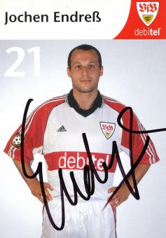 Jochen Endreß  1999/2000 VFB Stuttgart Fußball Autogrammkarte orig 