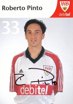 Roberto Pinto  1999/2000 VFB Stuttgart Fußball Autogrammkarte orig 