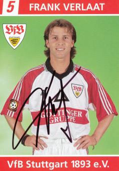 Frank Verlaat  1998/1999 VFB Stuttgart Fußball Autogrammkarte orig 