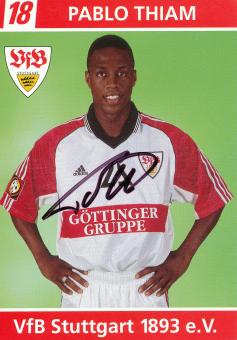 Pablo Thiam  1998/1999 VFB Stuttgart Fußball Autogrammkarte orig 