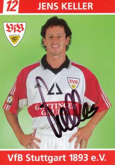 Jens Keller  1998/1999 VFB Stuttgart Fußball Autogrammkarte orig 