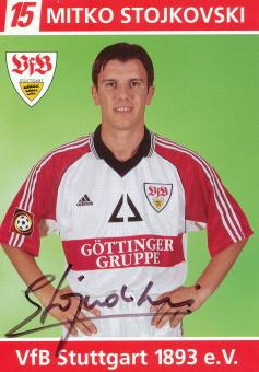 Mitko Stojkovski  1998/1999 VFB Stuttgart Fußball Autogrammkarte orig 