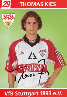 Thomas Kies  1998/1999 VFB Stuttgart Fußball Autogrammkarte orig 