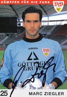 Marc Ziegler  1997/1998 VFB Stuttgart Fußball Autogrammkarte orig 
