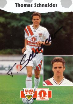 Thomas Schneider  1993/1994 VFB Stuttgart Fußball Autogrammkarte orig 