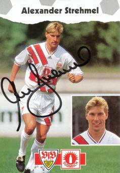 Alexander Strehmel  1993/1994 VFB Stuttgart Fußball Autogrammkarte orig 