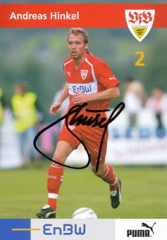 Andreas Hinkel  2005/2006 VFB Stuttgart Fußball Autogrammkarte original signiert 