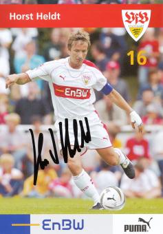 Horst Heldt  2005/2006 VFB Stuttgart Fußball Autogrammkarte original signiert 