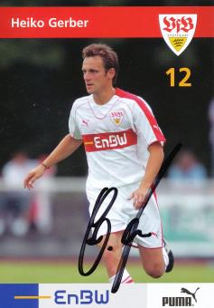 Heiko Gerber   2005/2006 VFB Stuttgart Fußball Autogrammkarte original signiert 
