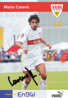 Mario Carevic   2005/2006 VFB Stuttgart Fußball Autogrammkarte original signiert 