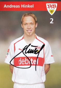 Andreas Hinkel  2004/2005 VFB Stuttgart Fußball Autogrammkarte original signiert 