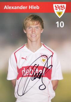 Alexander Hleb  2004/2005 VFB Stuttgart Fußball Autogrammkarte original signiert 