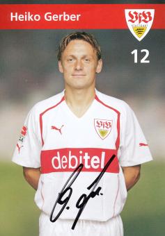 Heiko Gerber  2004/2005 VFB Stuttgart Fußball Autogrammkarte original signiert 