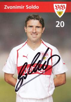Zvonimir Soldo  2004/2005 VFB Stuttgart Fußball Autogrammkarte original signiert 