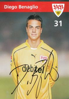 Diego Benaglio  2004/2005 VFB Stuttgart Fußball Autogrammkarte original signiert 