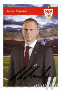 Jochen Schneider  2011/2012 VFB Stuttgart Fußball Autogrammkarte original signiert 
