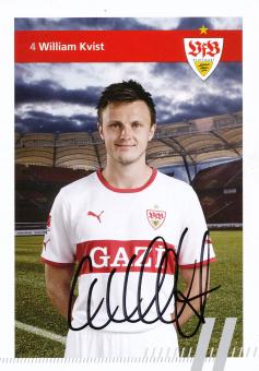 William Kvist  2011/2012 VFB Stuttgart Fußball Autogrammkarte original signiert 