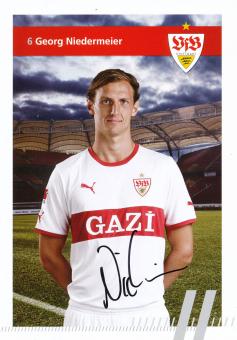 Georg Niedermeier 2011/2012 VFB Stuttgart Fußball Autogrammkarte original signiert 
