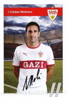 Cristian Molinaro 2011/2012 VFB Stuttgart Fußball Autogrammkarte original signiert 