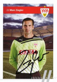 Marc Ziegler   2011/2012 VFB Stuttgart Fußball Autogrammkarte original signiert 