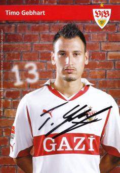 Timo Gebhart   2010/2011 VFB Stuttgart Fußball Autogrammkarte original signiert 