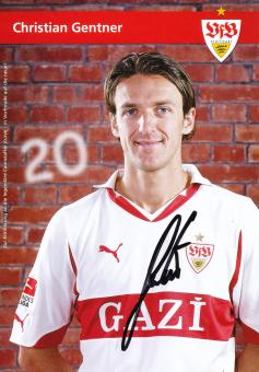 Christian Gentner   2010/2011 VFB Stuttgart Fußball Autogrammkarte original signiert 