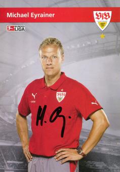 Michael Eyrainer  2009/2010 VFB Stuttgart Fußball Autogrammkarte original signiert 