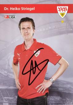 Dr.Heiko Striegel  2009/2010 VFB Stuttgart Fußball Autogrammkarte original signiert 