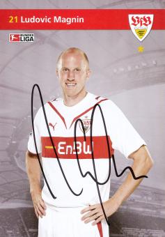 Ludovic Magnin  2009/2010 VFB Stuttgart Fußball Autogrammkarte original signiert 