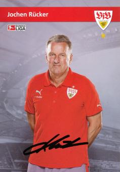 Jochen Rücker  2009/2010 VFB Stuttgart Fußball Autogrammkarte original signiert 