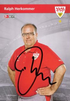 Ralph Herkommer  2009/2010 VFB Stuttgart Fußball Autogrammkarte original signiert 