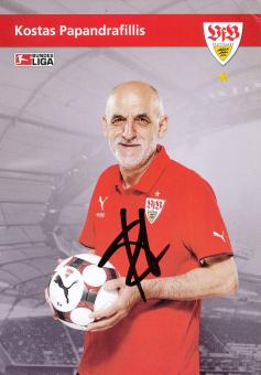 Kostas Papandrafillis  2009/2010 VFB Stuttgart Fußball Autogrammkarte original signiert 