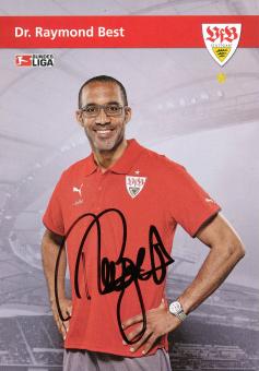 Dr.Raymond Best  2009/2010 VFB Stuttgart Fußball Autogrammkarte original signiert 