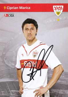 Ciprian Marica  2009/2010 VFB Stuttgart Fußball Autogrammkarte original signiert 