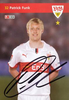 Patrick Funk  2008/2009 VFB Stuttgart Fußball Autogrammkarte original signiert 