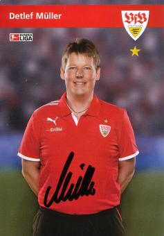 Detlef Müller  2008/2009 VFB Stuttgart Fußball Autogrammkarte original signiert 