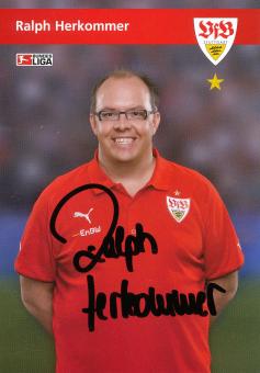 Ralph Herkommer  2008/2009 VFB Stuttgart Fußball Autogrammkarte original signiert 