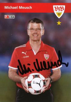 Michael Meusch  2008/2009 VFB Stuttgart Fußball Autogrammkarte original signiert 